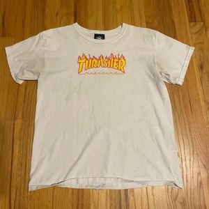 WHITE THRASHER SHIRT